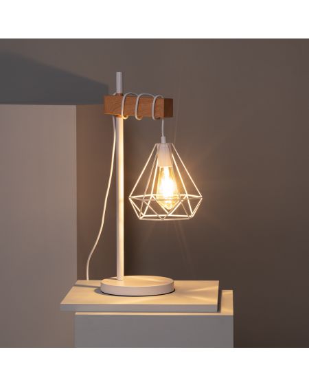 Lampe à Poser Bois et Métal Sardo