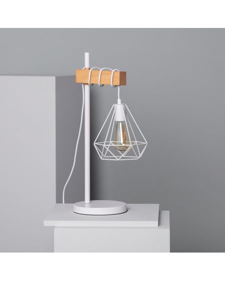 Lampe à Poser Bois et Métal Sardo