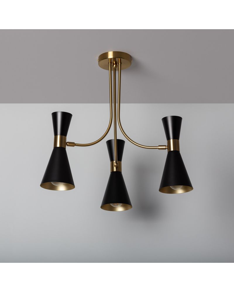 Plafonnier Métal Jigger 3 Spots