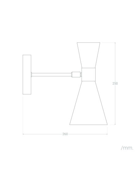 Lampe Murale Métal Jigger