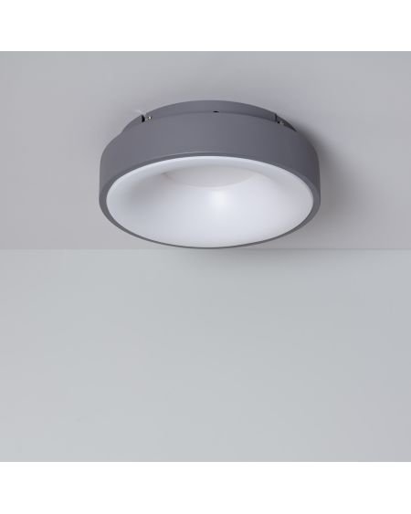 Plafonnier LED Rond Métal CCT Sélectionnable Wingu 15W Ø300 mm