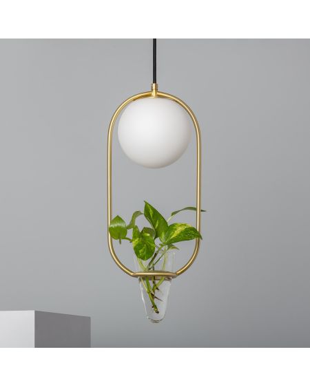 Suspension Métal et Verre Moonlight Puncak