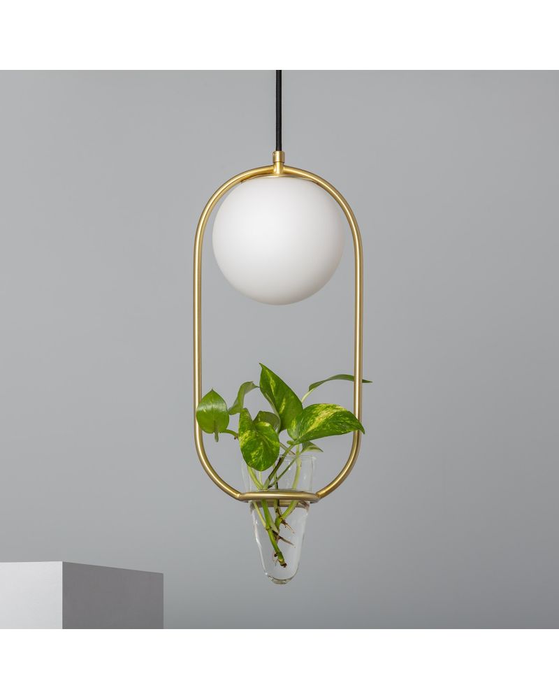 Suspension Métal et Verre Moonlight Puncak