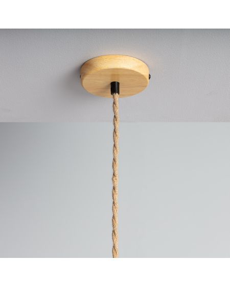 Suspension Bois et Verre Kathu Bumbieris