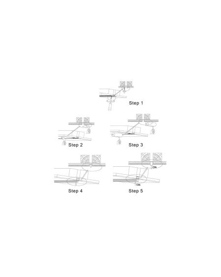 Profilé Aluminium avec Capot Continu Intégration dans Plâtre / Placo pour Ruban LED Jusqu'à 15mm
