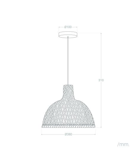 Suspension Bambou Handan
