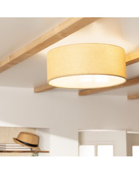 Plafonnier Rond Tissu Korsade Ø450 mm