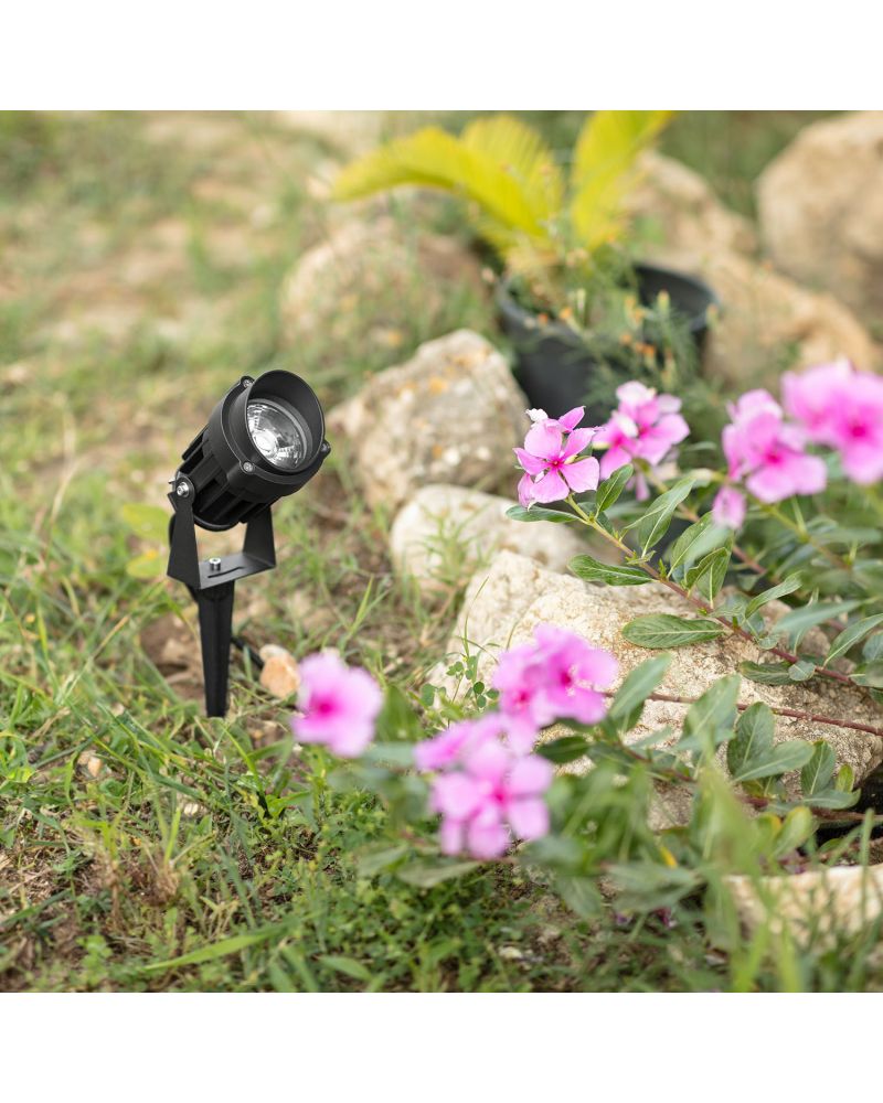 Spot LED Extérieur 10W RGB Vetusta sur Piquet