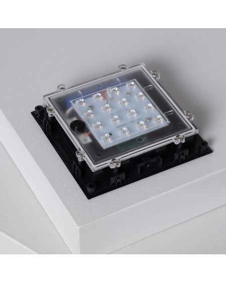 Balise LED Solaire Extérieure en Saillie sur Pied 40cm Kenya avec Détecteur de Mouvement Radar