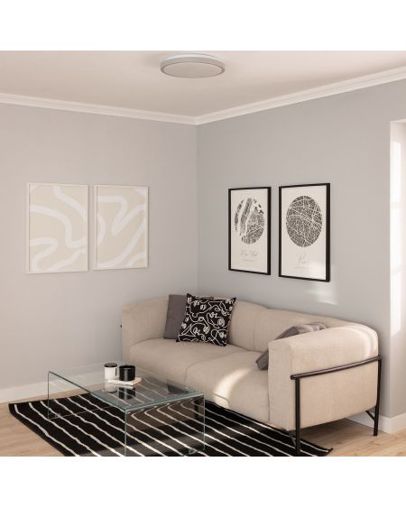 Plafonnier LED Rond 19W CCT Sélectionnable Faina Ø400 mm