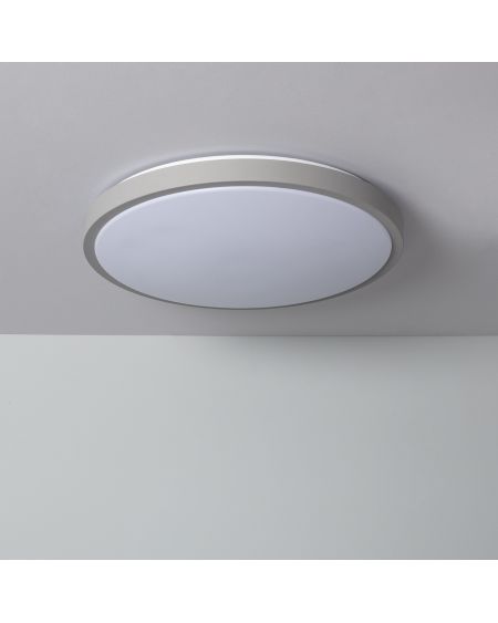 Plafonnier LED Rond Métal 24W CCT Sélectionnable Bari Ø500 mm