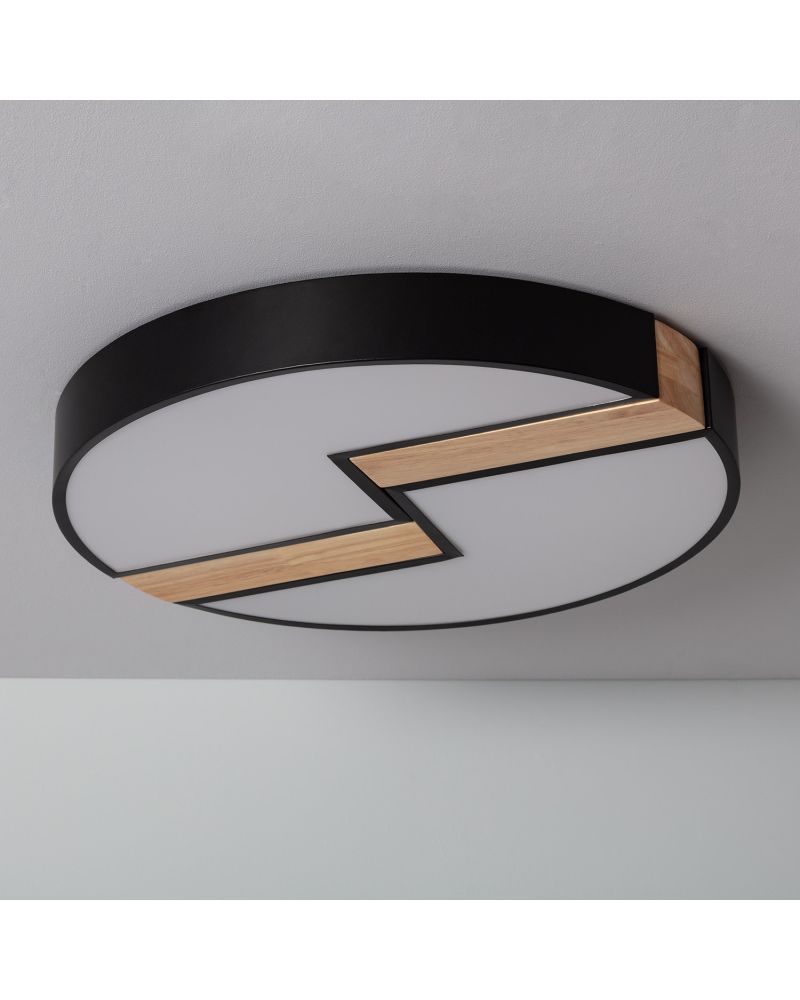 Plafonnier LED Rond Métal 27WCCT Sélectionnable Brusk Ø500 mm Plafonnier LED Rond Métal 27WCCT Sélectionnable Brusk Ø500 mm