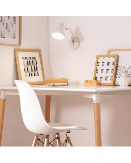 Lampe Murale Bois et Métal Cubal