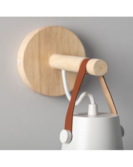 Lampe Murale Bois et Métal Tynset
