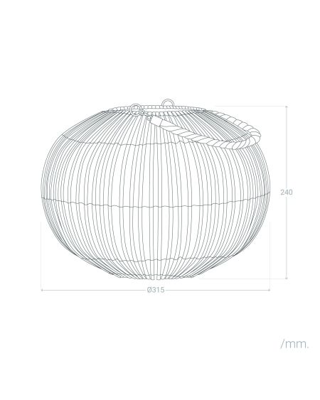 Lampe à Poser LED Extérieure Solaire Rotin Sirpur