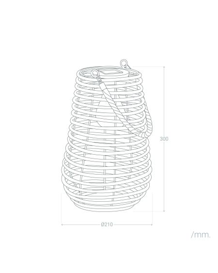 Lampe à Poser LED Extérieure Solaire Raikot