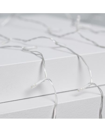Guirlande LED Rideau à Piles 1m