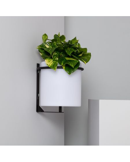 Lampe Murale LED Extérieure Jardinière RGBW 22cm Rechargeable IP65