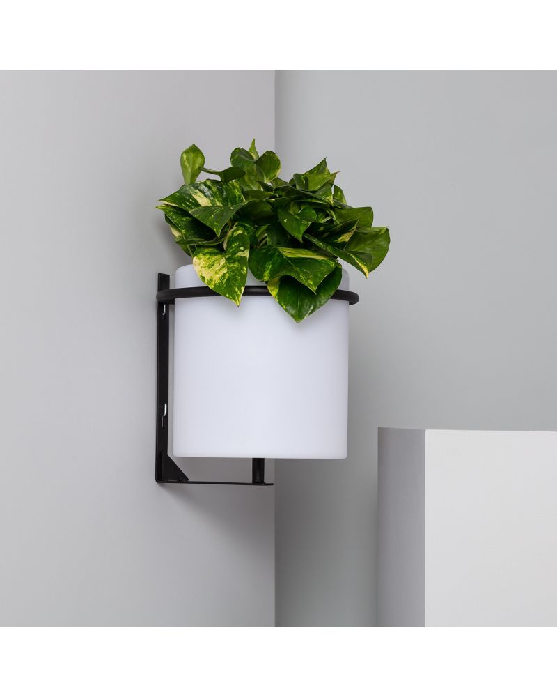 Lampe Murale LED Extérieure Jardinière RGBW 22cm Rechargeable IP65