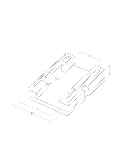 Connecteur HIPPO Mini pour Jonction Ruban LED 10mm IP20
