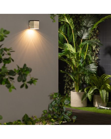 Applique Murale LED Extérieure Aluminium Solaire Jafaro