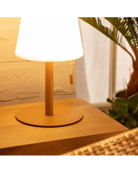 Lampe à Poser LED Portative Aluminium Extérieure 2.6W Epinay avec Batterie Rechargeable