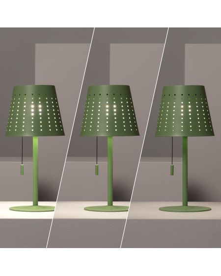 Lampe à Poser LED Extérieure Solaire 3W Portative Banate avec Batterie Rechargeable