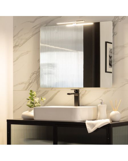 Applique LED Salle de Bain Carl 5W Argentée pour Miroir