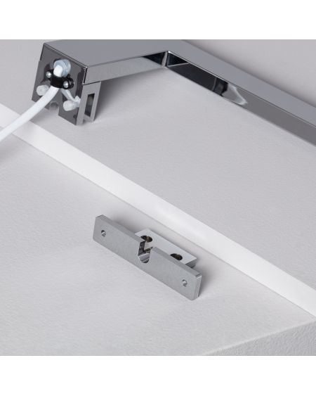 Applique LED Salle de Bain Carl 5W Argentée pour Miroir