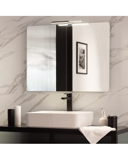Applique LED Salle de Bain Carl 5W Argentée pour Miroir
