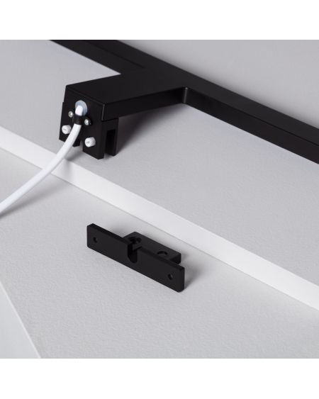Applique LED Salle de Bain 5W Carl Noire pour Miroir