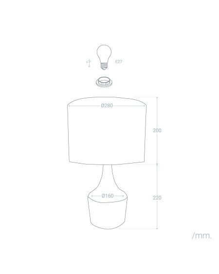 Lampe à Poser Dabai