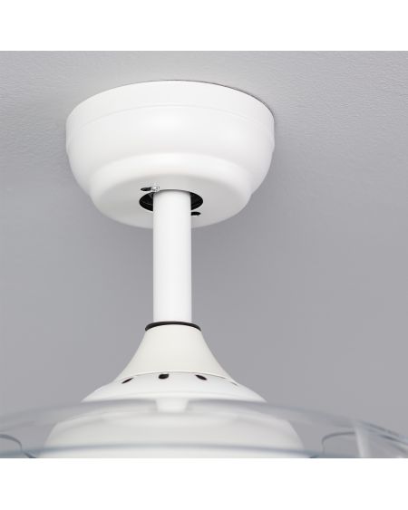 Ventilateur de Plafond Silencieux Caicos Blanc 106cm Moteur DC