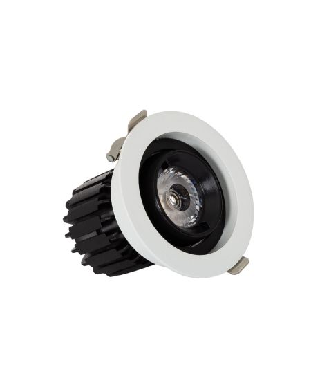 Spot LED Downlight COB Rond Orientable 360º (UGR19) High Lumen CRI90 Expert Color No Flicker 7W Coupe Ø 80mm