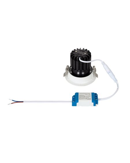 Spot LED Downlight COB Rond Orientable 360º (UGR19) High Lumen CRI90 Expert Color No Flicker 7W Coupe Ø 80mm