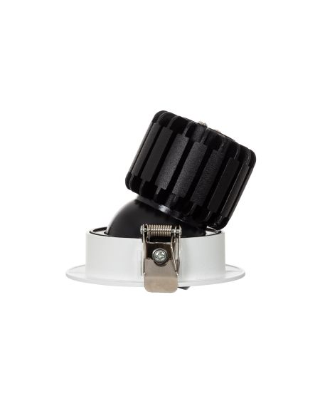 Spot LED Downlight COB Rond Orientable 360º (UGR19) High Lumen CRI90 Expert Color No Flicker 7W Coupe Ø 80mm