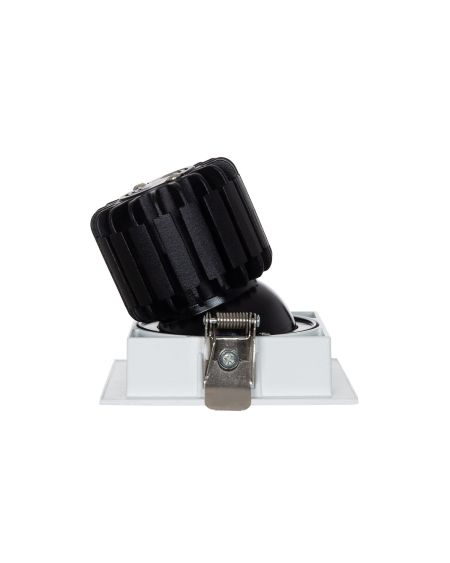 Spot LED Downlight COB Carré Orientable 360º Expert Color No Flicker CRI90 7W Coupe 82x82mm