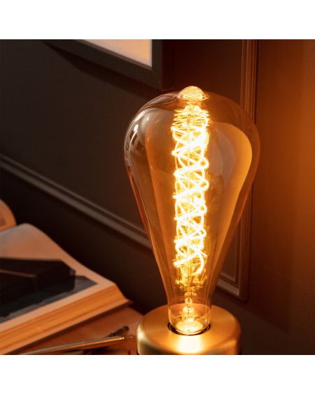 Ampoule LED E27 Filament 8W 800lm ST115 Ambre