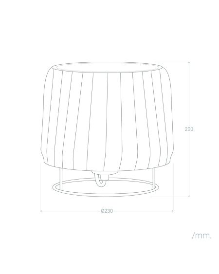 Lampe à Poser Rotin Gondia