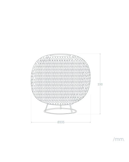 Lampe à Poser Rotin Lluca