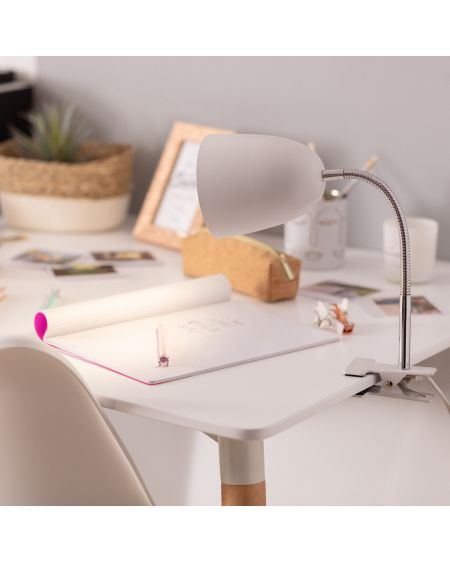Lampe de Bureau Flex Métal Ripley Eret avec Pince