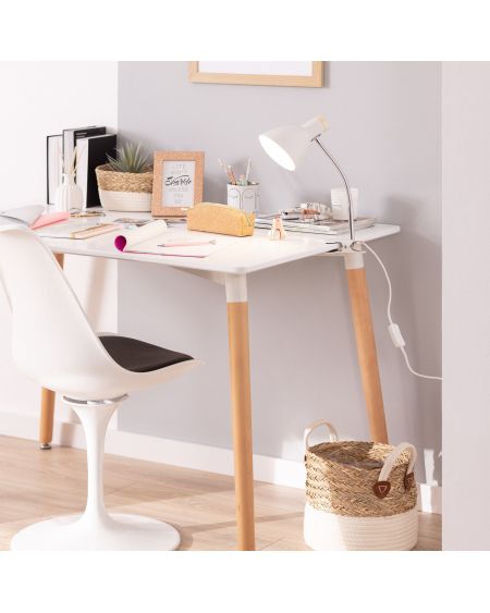 Lampe de Bureau Flex Métal Benzal avec Pince