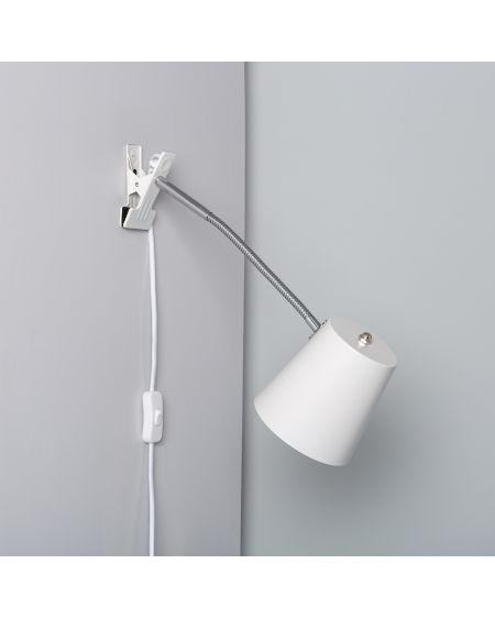 Lampe de Bureau Flex Métal Delavan avec Pince