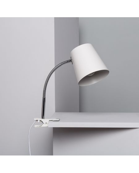 Lampe de Bureau Flex Métal Delavan avec Pince