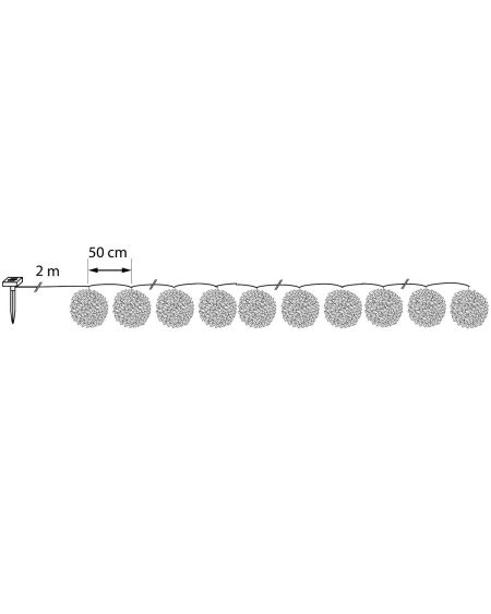Guirlande LED Extérieure Solaire Badal