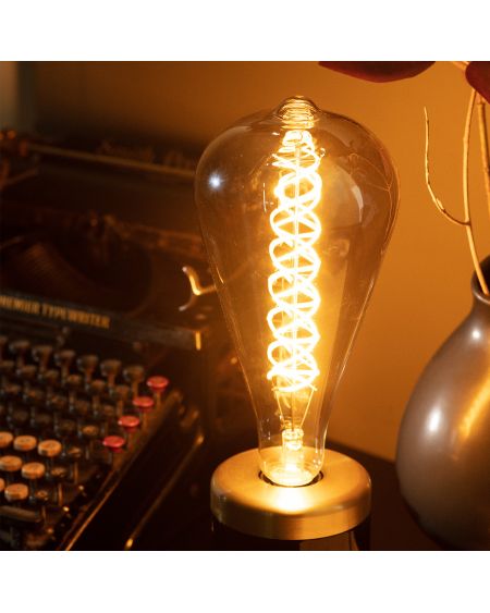 Ampoule LED Filament E27 8W 800 lm ST115 Smoky
