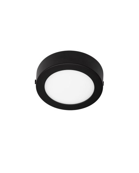 Plafonnier LED 6W Rond Aluminium Slim Ø110 mm CCT Sélectionnable Galán SwitchDimm