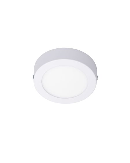 Plafonnier LED 6W Rond Aluminium Slim Ø110 mm CCT Sélectionnable Galán SwitchDimm