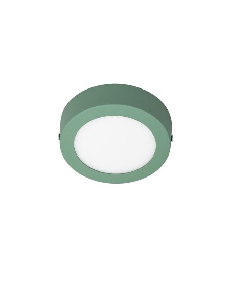 Plafonnier LED 6W Rond Aluminium Slim Ø110 mm CCT Sélectionnable Galán SwitchDimm