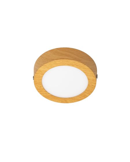 Plafonnier LED 6W Rond Aluminium Slim Ø110 mm CCT Sélectionnable Galán SwitchDimm